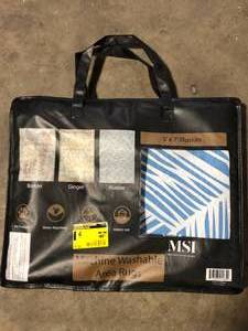 MSI Machine Washable Area Rug Customer Returns See Pictures