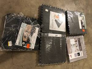Lot of Assorted Foam Tiles Various Models and Conditions   Customer Returns See Pictures