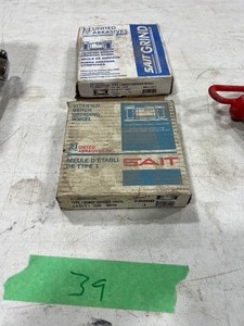 2) 6 X 34 X 1 A36X TYPE 1 BENCH GRINDING WHEELS