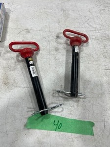 2 RED HEAD HITCH PINS 1 X 7-12