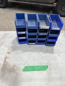 16) 7 STACKABLE BOLT BINS