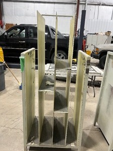 STEEL MATERIAL RACKS 30WX24DX72H