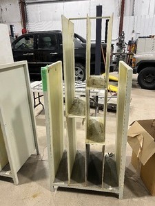 STEEL MATERIAL RACKS 30WX24DX72H
