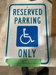 HANDICAP PARKING SIGN