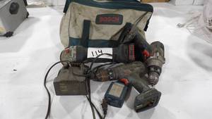 BOSCH 18V CORDLESS TOOLS W BATTERY & CHARGER WORKS AS IT SHOULD