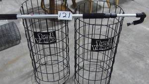 METAL GARDEN CAGES & GUTTER CLEANING WAND