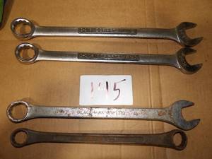 4 LARGE WRENCHES ( 1316, 78 COMBO, 1-116, 1-18)