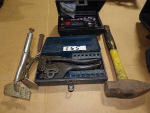 OLD SCHOOL HAND METAL PUNCH 2# SLEDGE & DREMEL TOOL