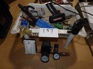 MISC AIR, ELECTRICAL EQUIPMENT & TOOLS, SOLDERING IRON, WELDING LEAD END, PRESSURE REGULATOR