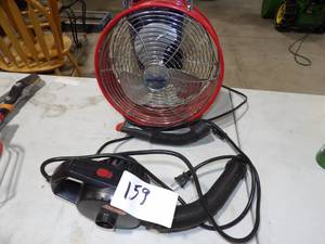 RETRO 2 SPEED FAN, COLEMAN 110V INFLATOR BOTH WORK WELL