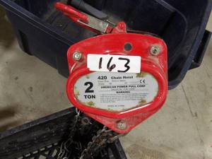 NEW 2 TON CHAIN HOIST 420 CHAIN GRADE 80