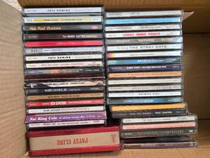 lot 169 image: Large Music Collection of CDs Featuring Patsy Cline, The Stray Cats, and Various Artists