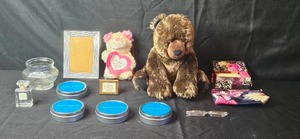lot 206 image: Eclectic Gift Collection Featuring Fragrances, Plush Toys, and More