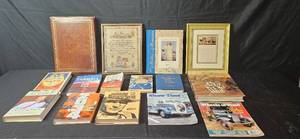 lot 213 image: Collection of Historical Books, Magazines, and Inspirational Plaques