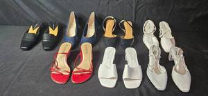 lot 220 image: Collection of Womens Shoes Size 8 and 7.5M, Various Styles
