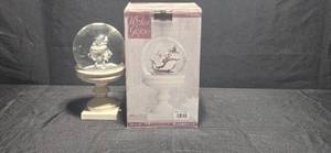 lot 123 image: Light-Up Santa Snow Globe with Blower