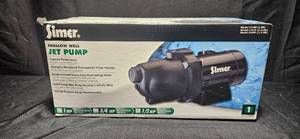 lot 139 image: Simer Shallow Well Jet Pump with Dual Voltage Motor