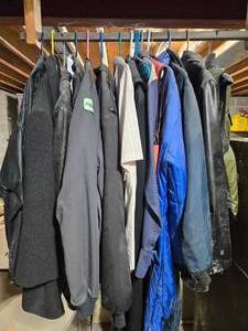 lot 341 image: Collection of Assorted Jackets and Coats, Various Brands, Size XL