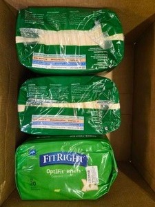 lot 69 image: Set of 3 Packs FitRight OptiFit Briefs XL