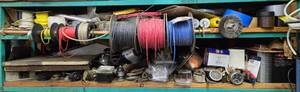 lot 89 image: Extensive Collection of Electrical Wires, Gauges & Automotive Accessories