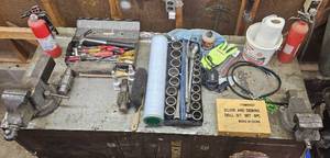 lot 82 image: Comprehensive Workshop Tool Set with Drill Bits, Sockets, and More