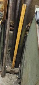 lot 83 image: Collection of Heavy-Duty Metal Pipes and Bar