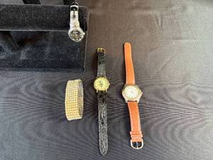 lot 405 image: Assorted Watch Collection with Sparkling Bracelet