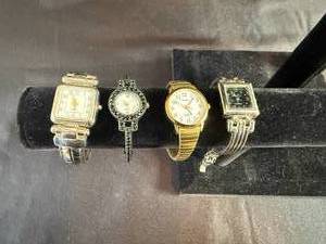 lot 413 image: Collection of 4 Assorted Vintage Style Wristwatches