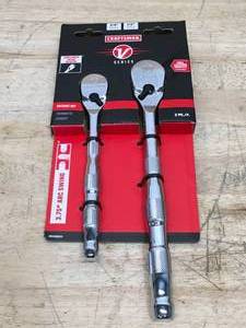 lot 44 image: Craftsman 38 and 12 Ratchet Set Model # CMMT86503V 02212518