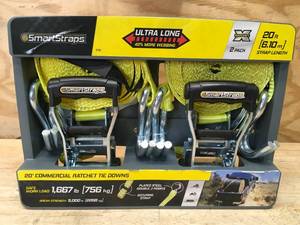 lot 74 image: 20 Commercial Ratchet Tie Downs