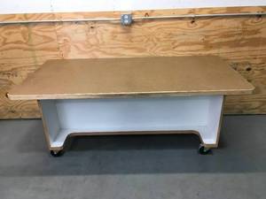 lot 78 image: Office Desk On Casters