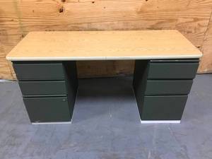 lot 79 image: Brown Office Desk