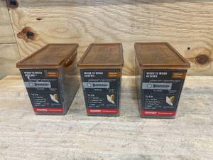 lot 121 image: GRABBER Lot of 3- 7 x 2 Coarse Exterior Deck & Fence Screw - 5 Lbs. Each
