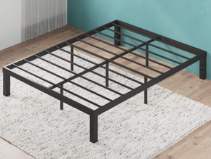 lot 16 image: Zinus Quick Lock 14 Metal Platform Bed Frame Size Queen 02052528.91