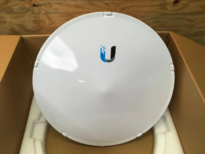 lot 8 image: Ubiquiti Air Fiber X 11 GHz 35 dBi Dish Antenna Model # AF-11G35