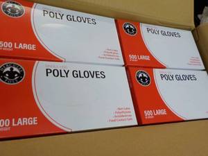 Case of 10,000 size Large Polyethyl...