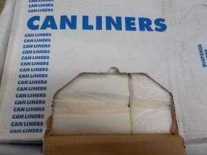 Case of 250 Clear 33 Gallon Can Lin...