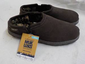 Muk Luks Mens Size 12 Chocolate Sli...