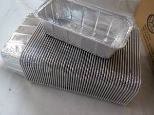 50 ct Aluminum Baking Pans 8 x 4 x ...