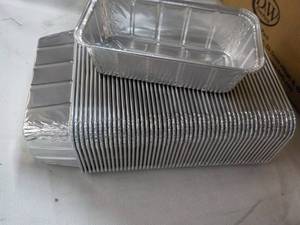 50 ct Aluminum Baking Pans 8 x 4 x ...
