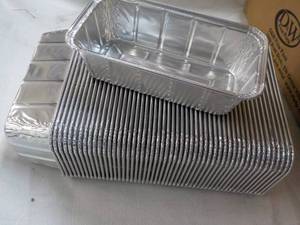 50 ct Aluminum Baking Pans 8 x 4 x ...