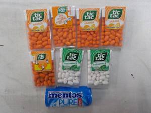 Tic Tacs and Mentos...