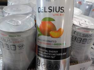 12 pack Celius Non Cabonated Peach ...