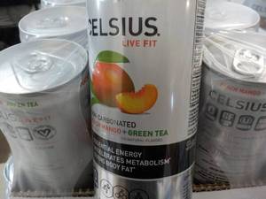 12 pack Celius Non Cabonated Peach ...