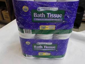 24 rolls Pasque 2 ply Bath Tissue...