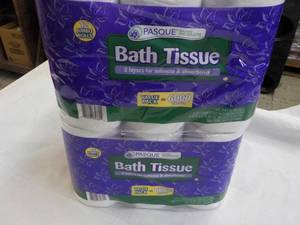 24 rolls Pasque 2 ply Bath Tissue...