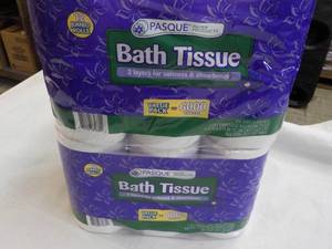 24 rolls Pasque 2 ply Bath Tissue...