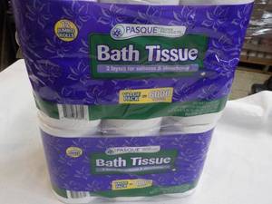 24 rolls Pasque 2 ply Bath Tissue...