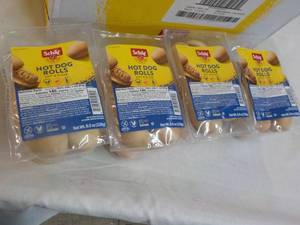 4 ct 8 oz pkgs Schar Hot Dog Buns ...