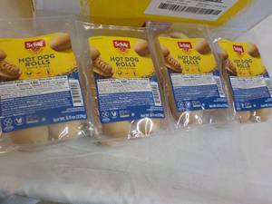 4 ct 8 oz pkgs Schar Hot Dog Buns ...